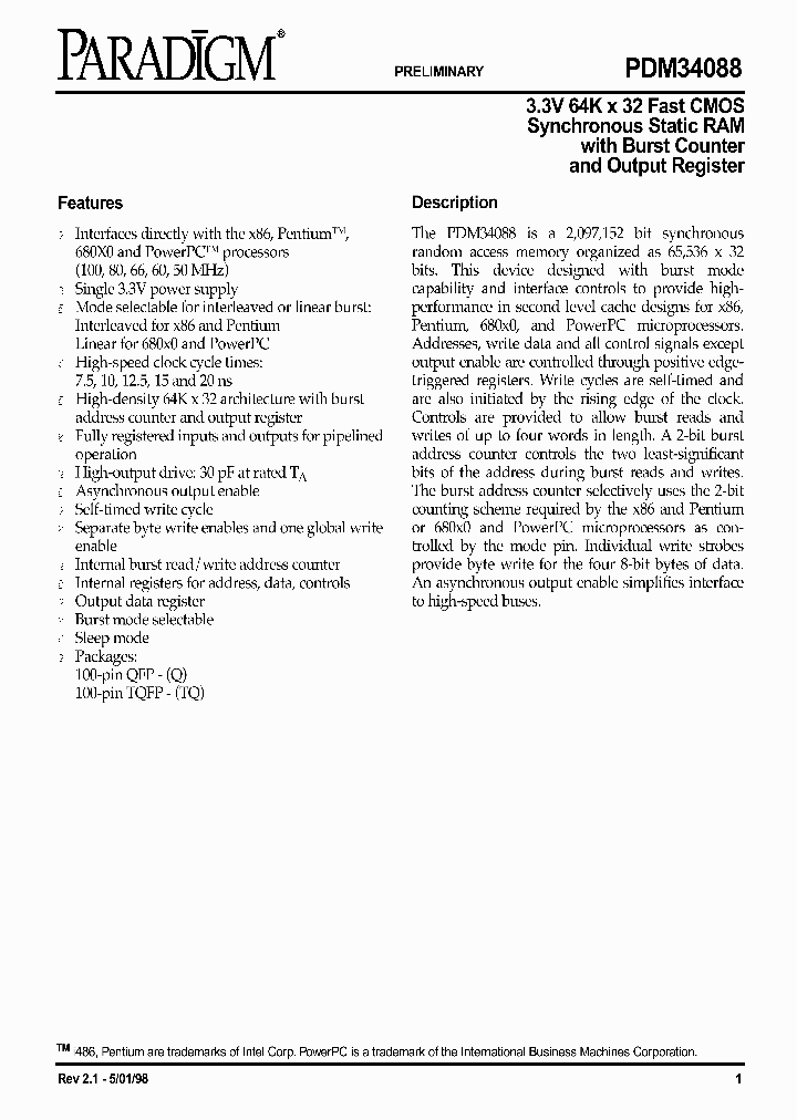 PDM34088SA12QATR_8331860.PDF Datasheet