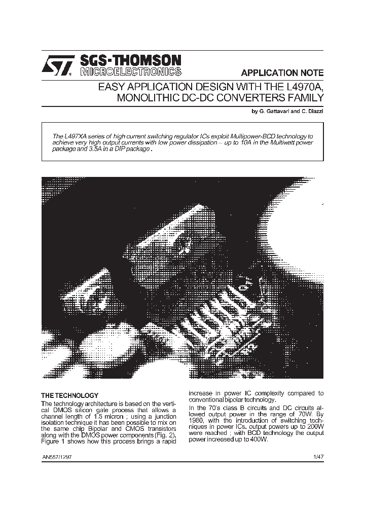 AN557_8331865.PDF Datasheet Download --- IC-ON-LINE