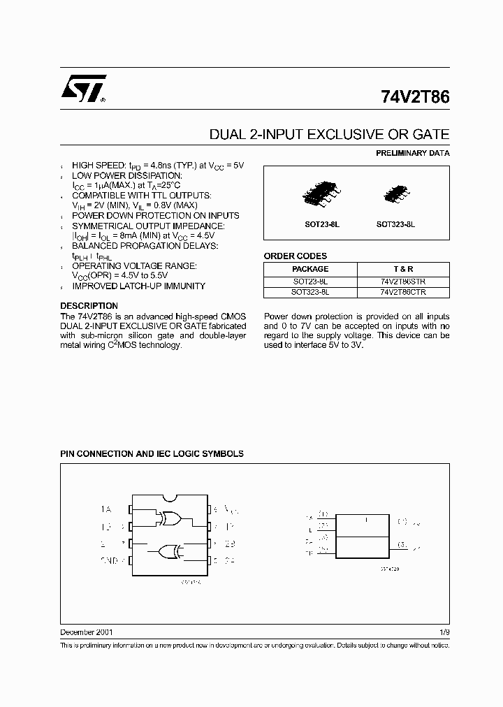 74V2T86CTR_8332134.PDF Datasheet