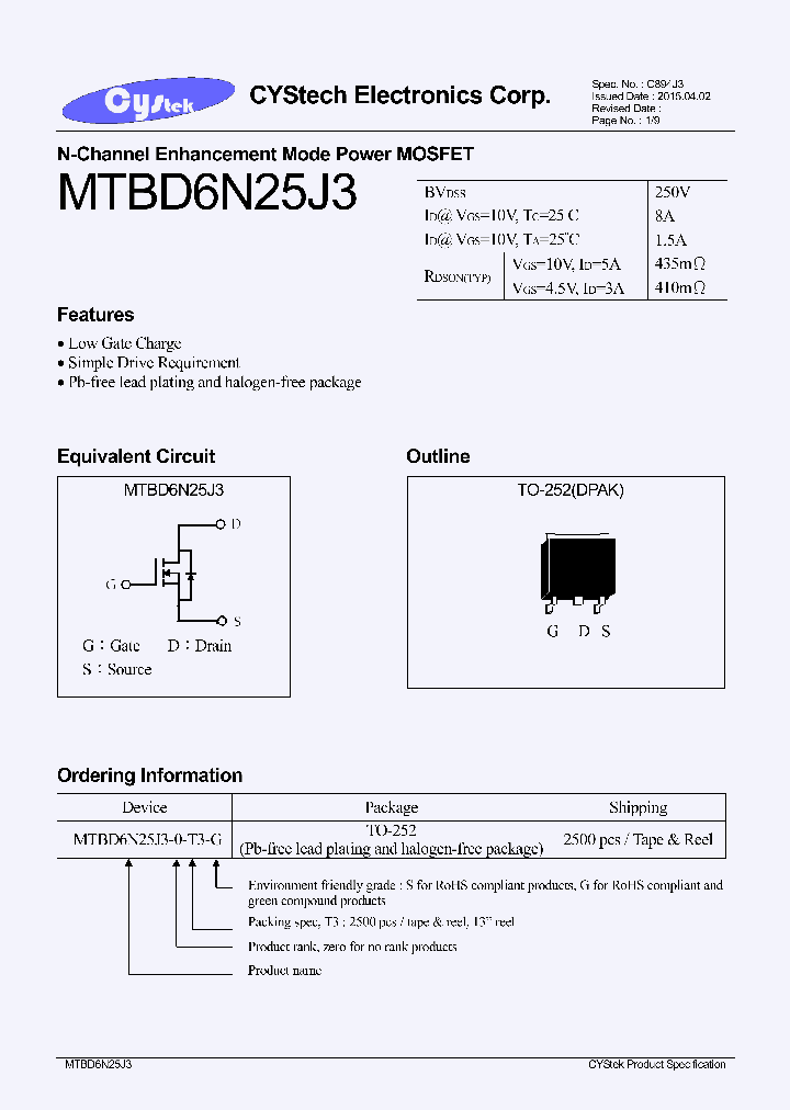 MTBD6N25J3_8333761.PDF Datasheet