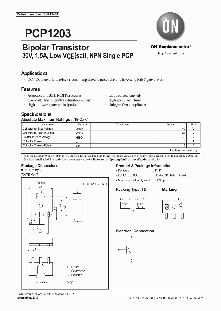 PCP1203-TD-H_8336632.PDF Datasheet