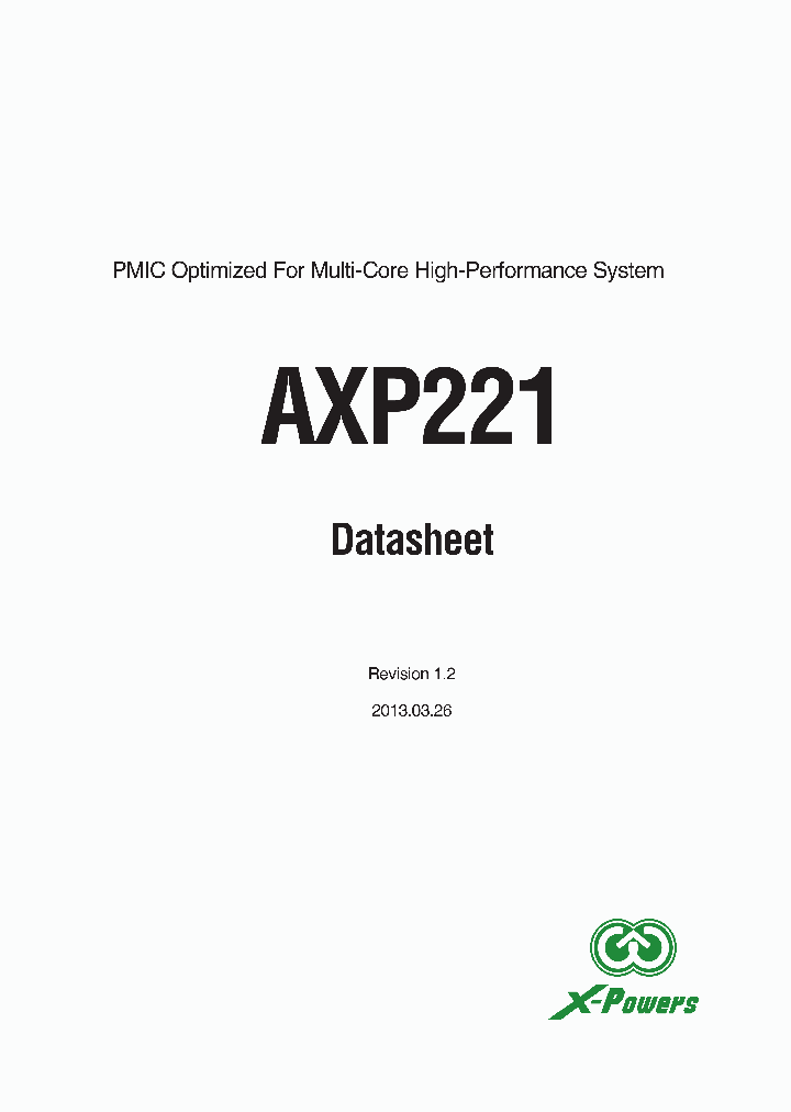 AXP221_8341400.PDF Datasheet
