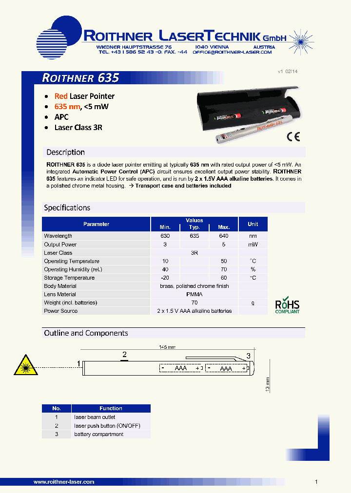 ROITHNER635_8344828.PDF Datasheet