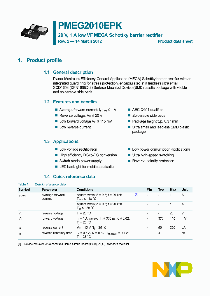 PMEG2010EPK-15_8345377.PDF Datasheet