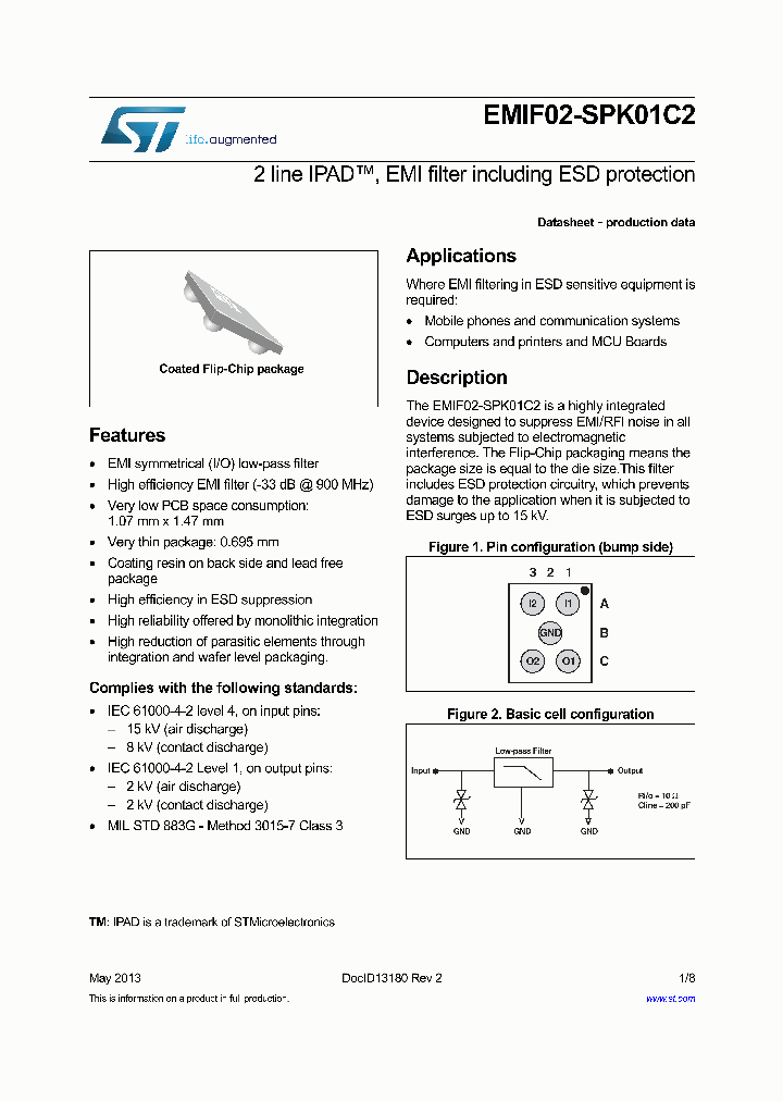 EMIF02-SPK01C2_8347690.PDF Datasheet