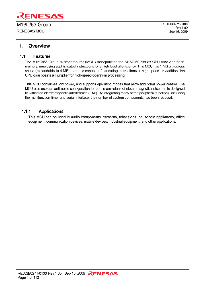 M16C63_8348237.PDF Datasheet