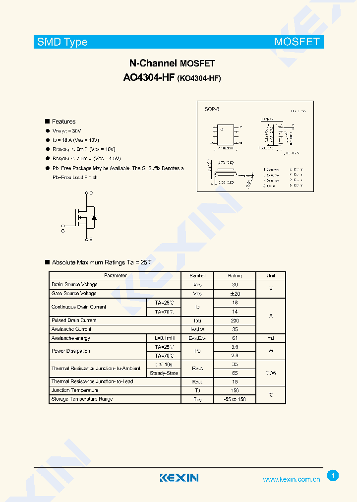 AO4304-HF_8350703.PDF Datasheet