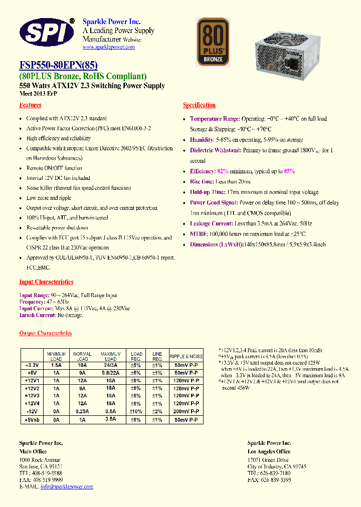 FSP550-80EPN85_8352481.PDF Datasheet