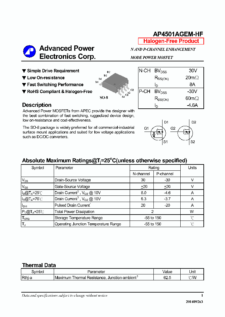 AP4501AGEM-HF-16_8352903.PDF Datasheet