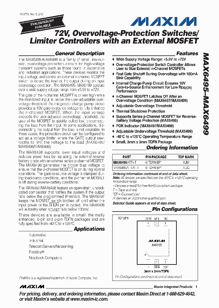 MAX6495ATTT_8353158.PDF Datasheet