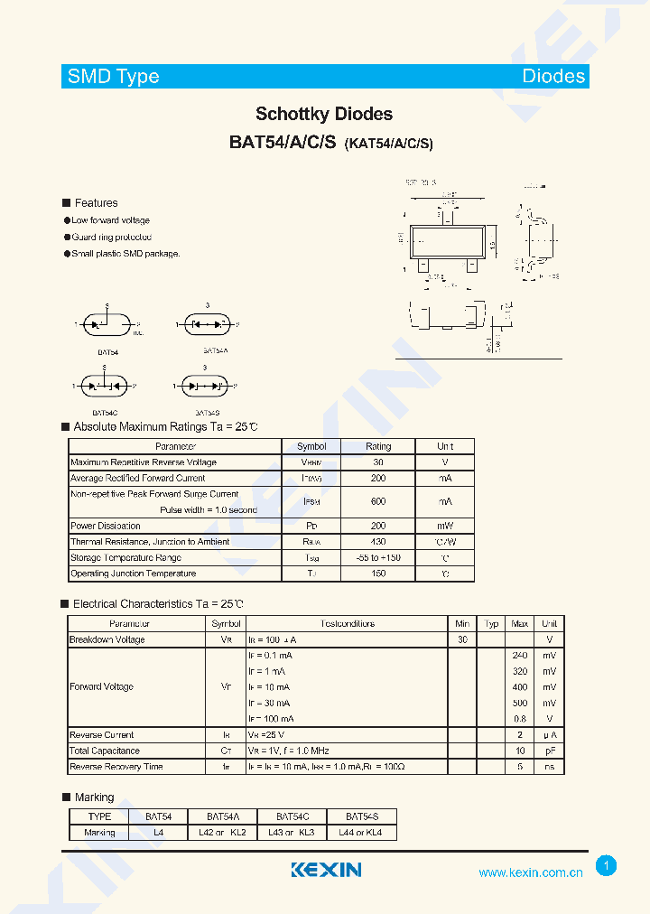 BAT54-3_8355421.PDF Datasheet