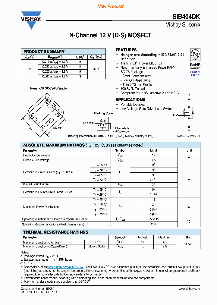 SIB404DK_8356148.PDF Datasheet