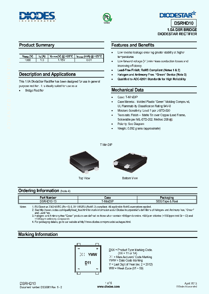 DSRHD10_8361535.PDF Datasheet