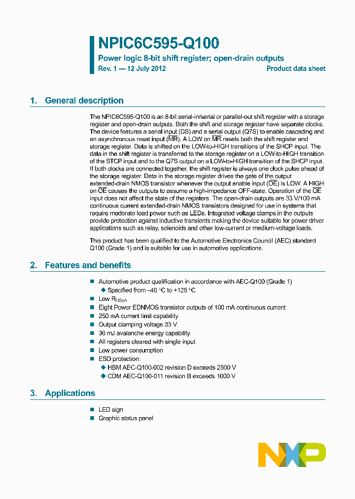 NPIC6C595BQ-Q100_8362300.PDF Datasheet