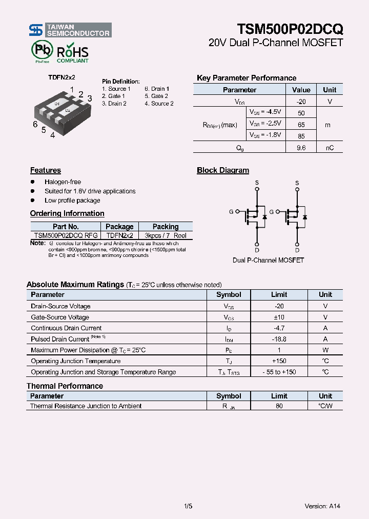 TSM500P02DCQRFG_8365553.PDF Datasheet