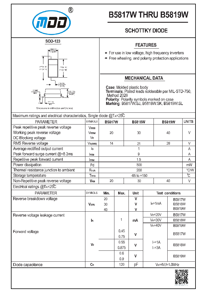 B5817W_8367153.PDF Datasheet