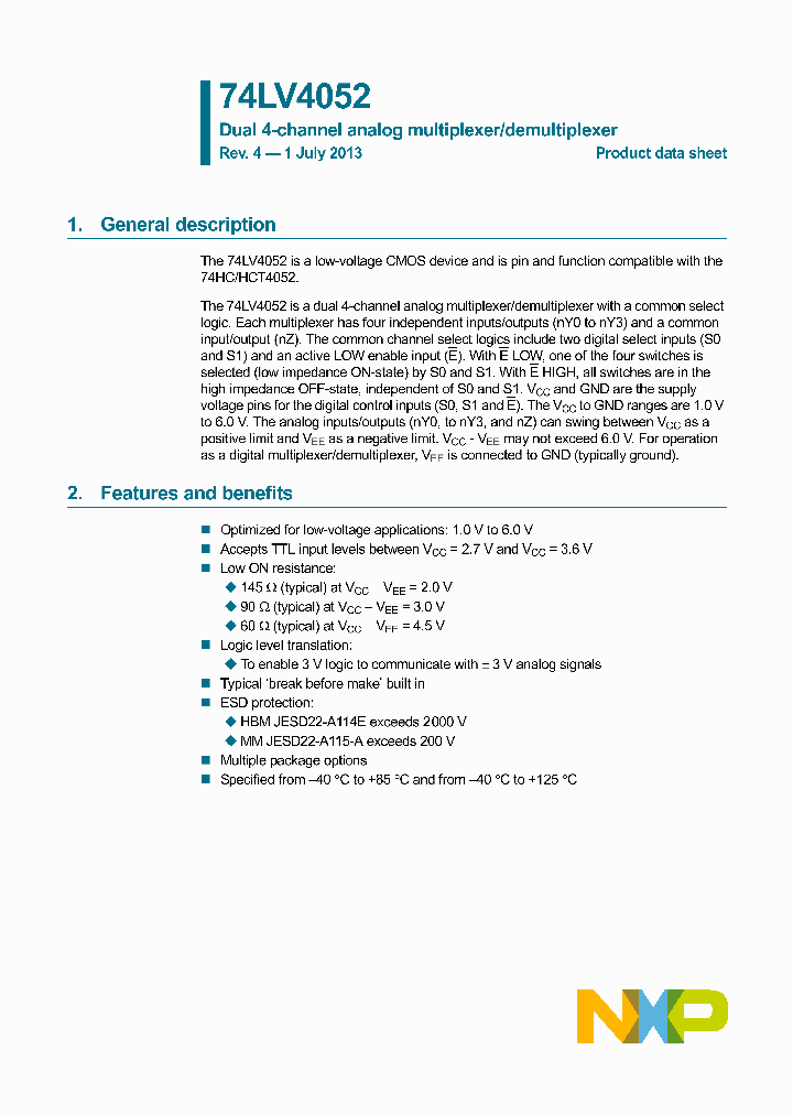 74LV4052-15_8371207.PDF Datasheet