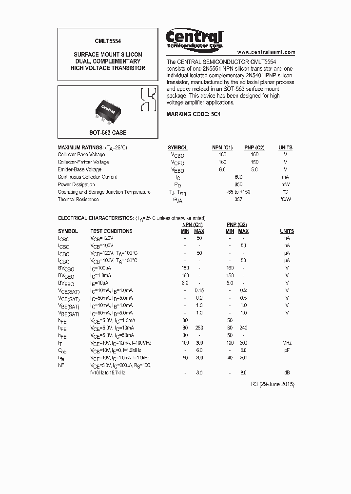 CMLT5554-15_8371630.PDF Datasheet