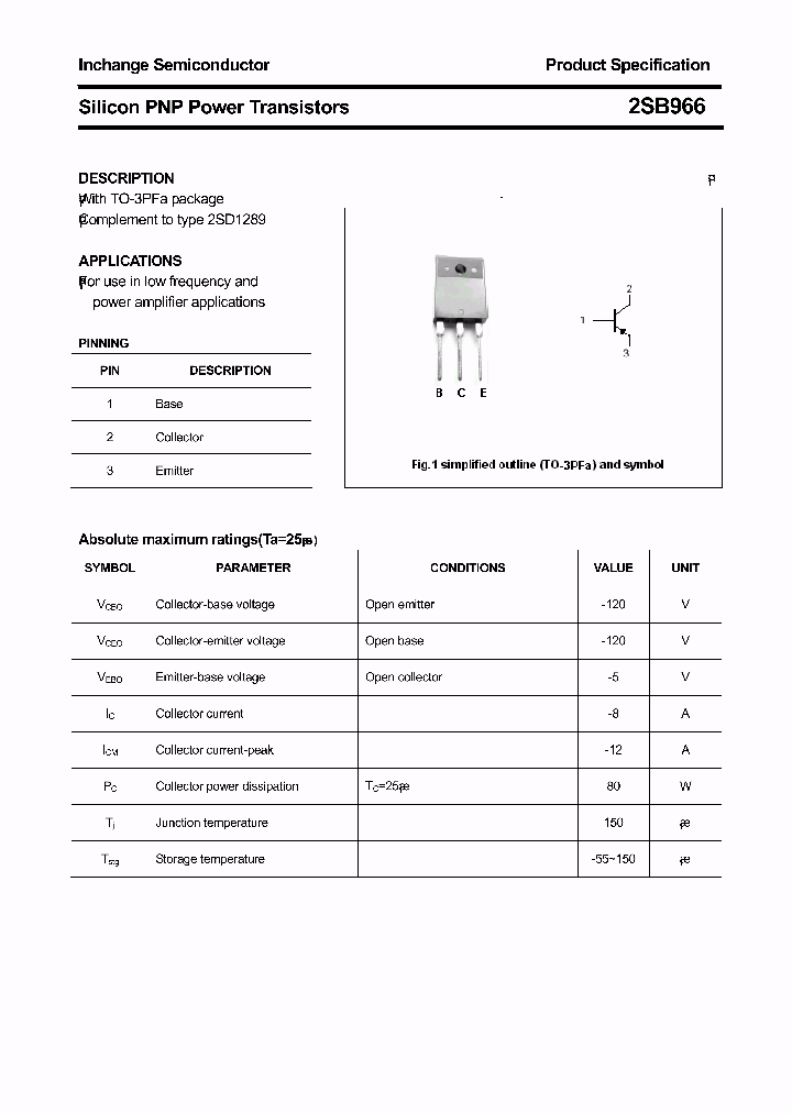 2SB966_8372740.PDF Datasheet