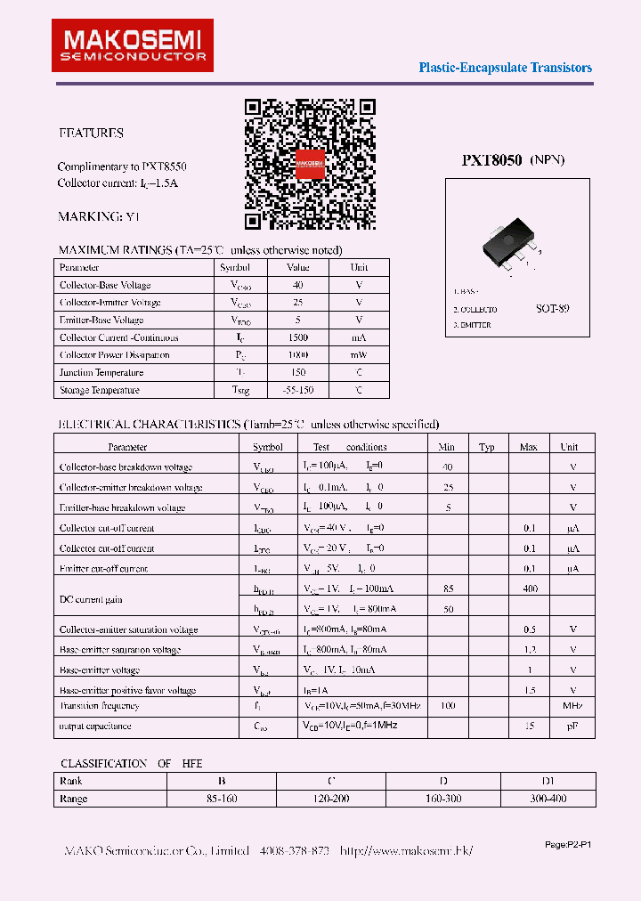 PXT8050_8374347.PDF Datasheet