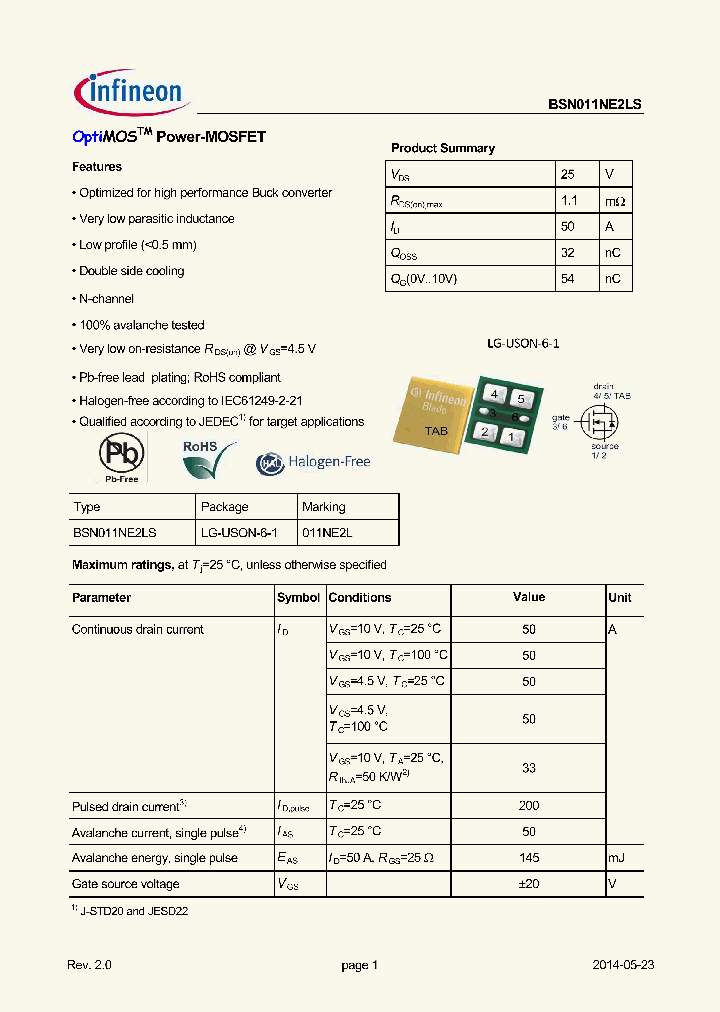 BSN011NE2LS_8375773.PDF Datasheet