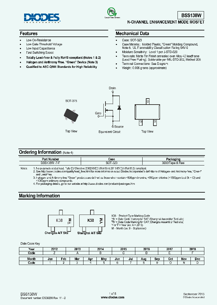 BSS138W-7-F_8376945.PDF Datasheet