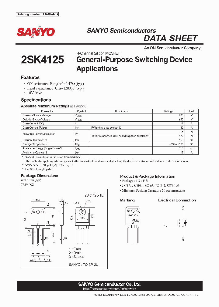 2SK4125_8378629.PDF Datasheet