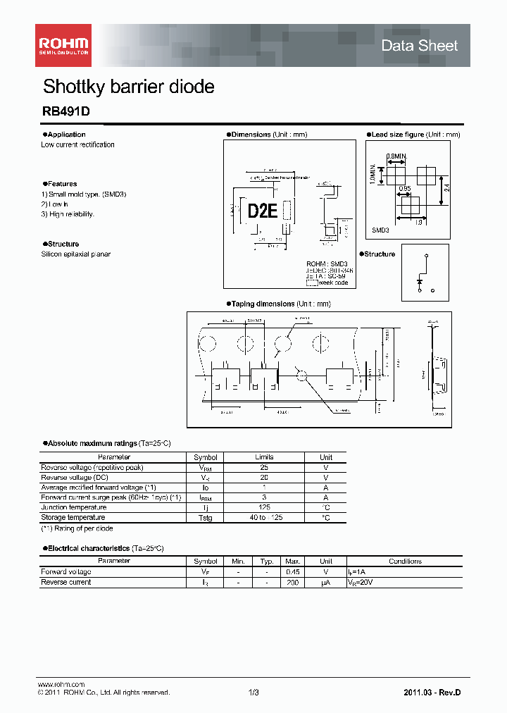 RB491DT146_8380894.PDF Datasheet