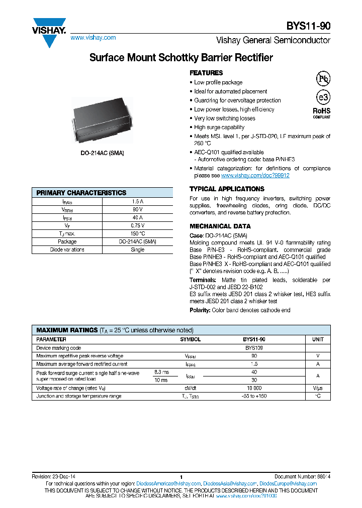 BYS1190-15_8381642.PDF Datasheet