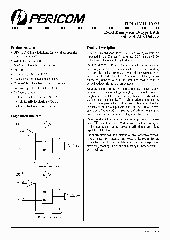 PI74ALVTC16373K_8383076.PDF Datasheet