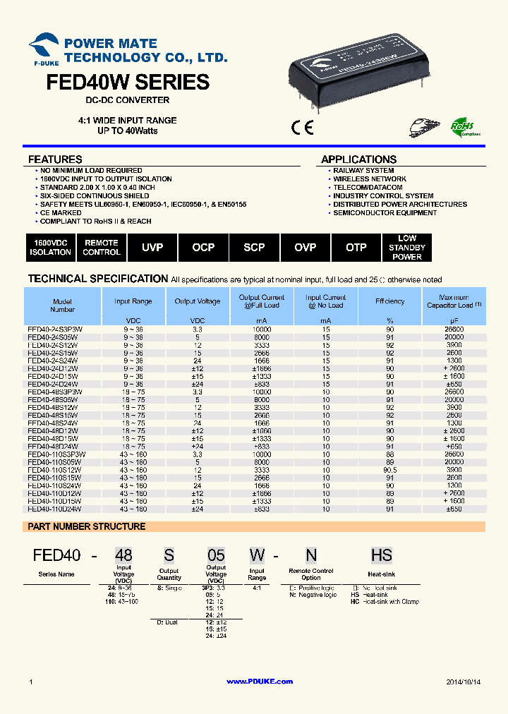 FED40-110D12W_8383645.PDF Datasheet