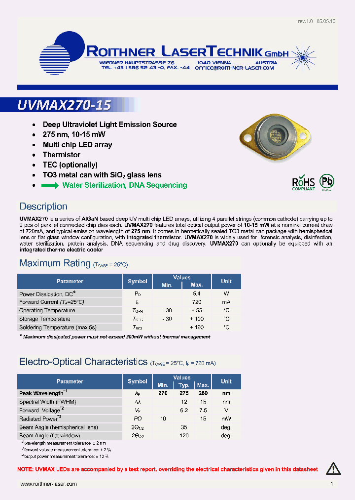 UVMAX270-15_8386024.PDF Datasheet