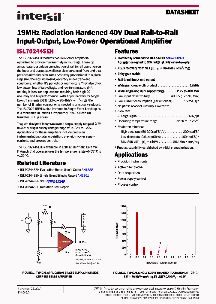 ISL70244SEH_8386972.PDF Datasheet