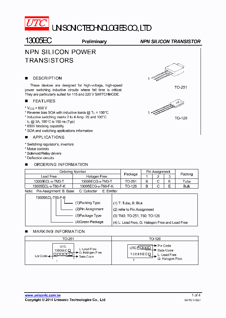 13005ECG-X-T60-F-K_8388527.PDF Datasheet