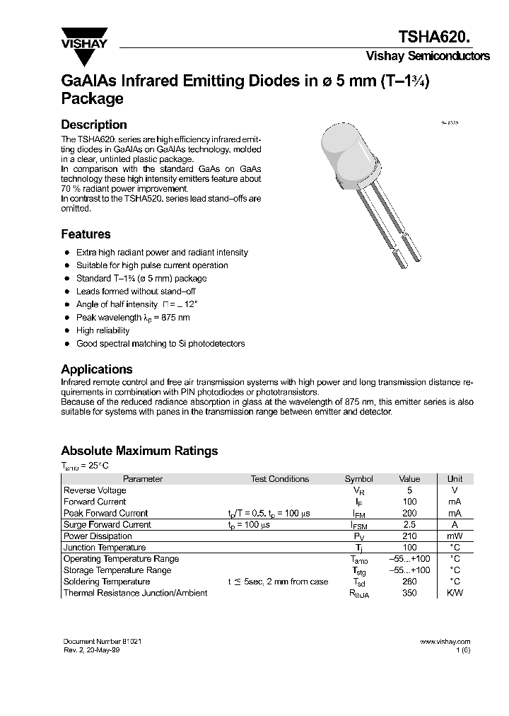 TSHA620_8390234.PDF Datasheet