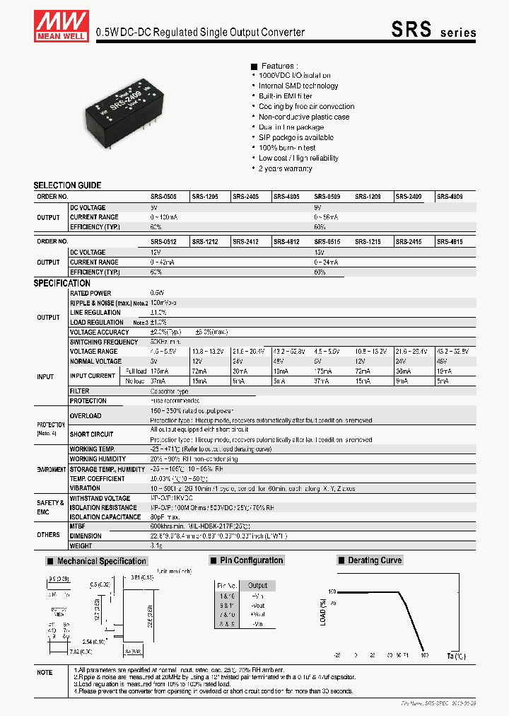 SRS-0505_8391084.PDF Datasheet