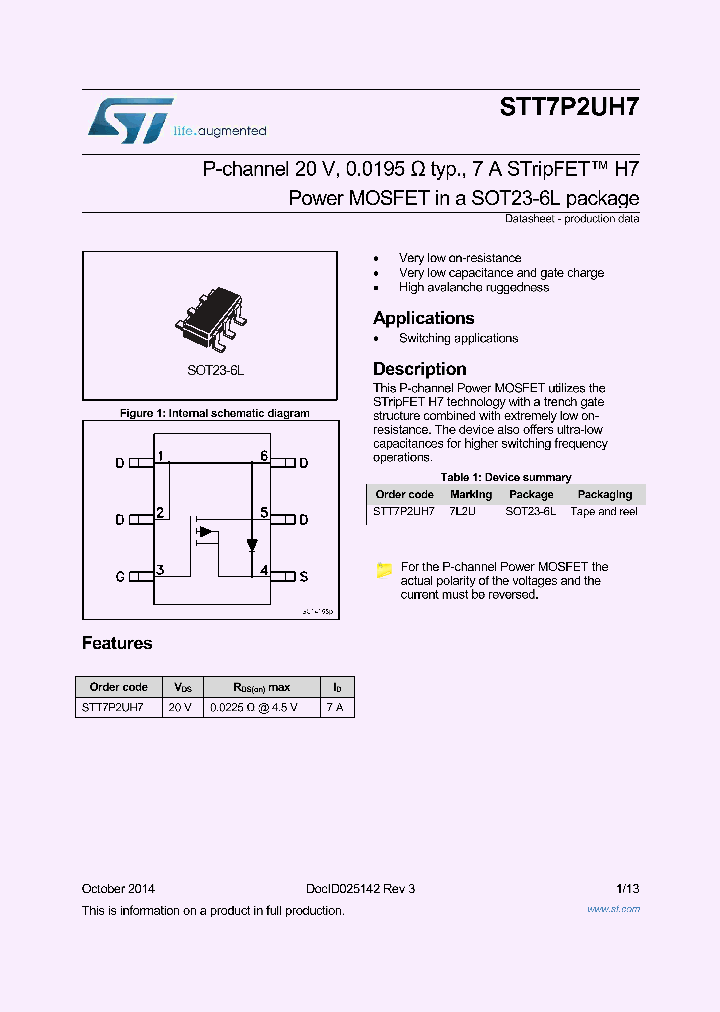 STT7P2UH7_8391164.PDF Datasheet