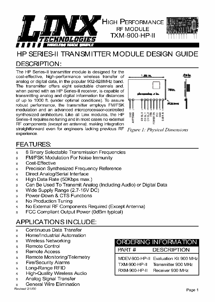 TXM-900-HP-II_8391414.PDF Datasheet