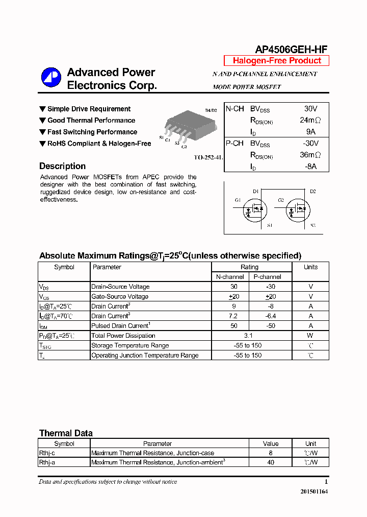 AP4506GEH-HF-16_8394451.PDF Datasheet