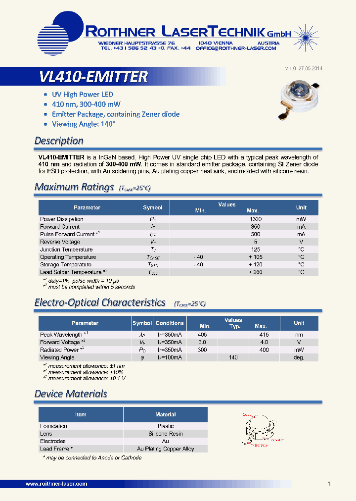 VL410-EMITTER_8396464.PDF Datasheet