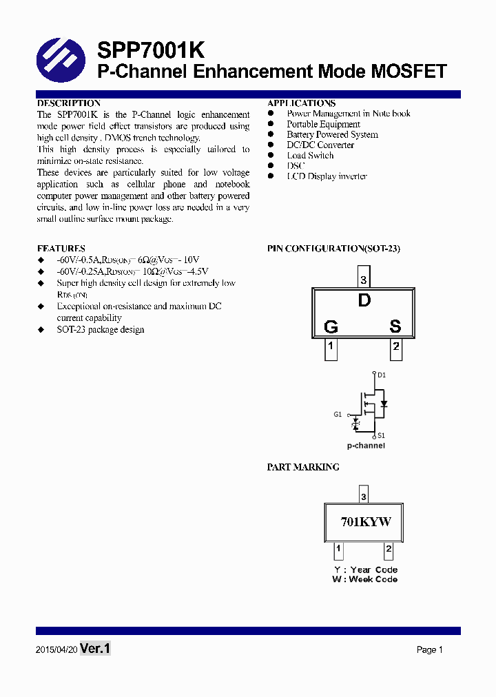 SPP7001K_8397660.PDF Datasheet