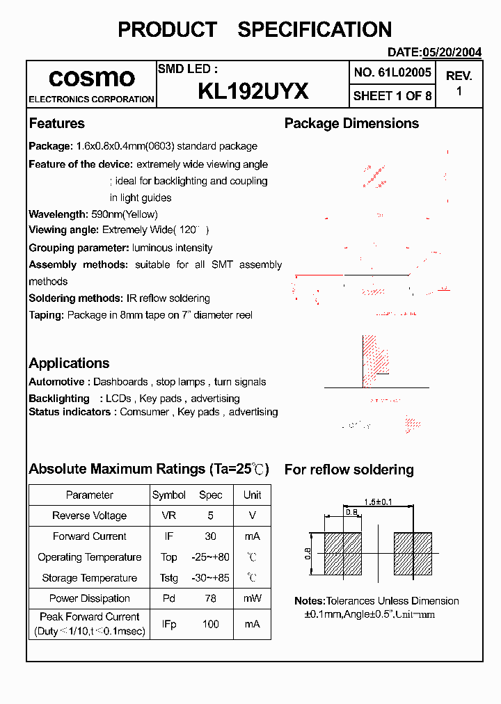 KL192UYX_8401778.PDF Datasheet