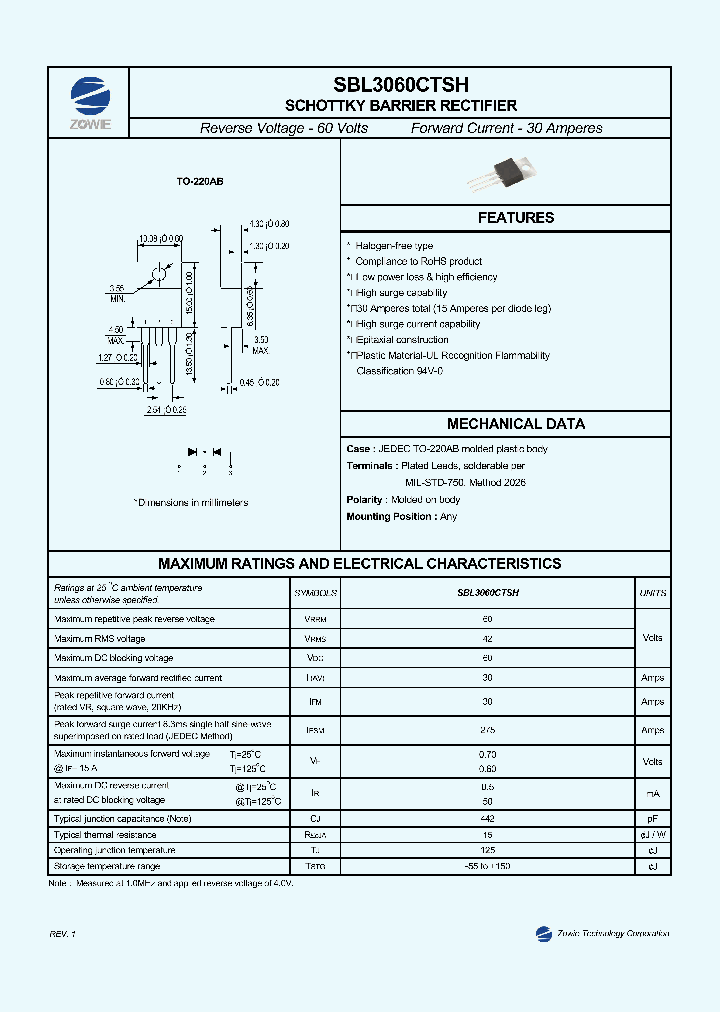 SBL3060CTSH_8403788.PDF Datasheet