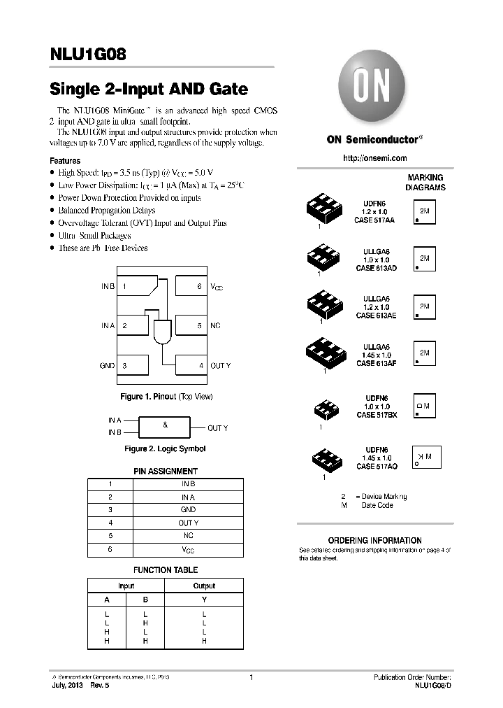 NLU1G08_8407265.PDF Datasheet