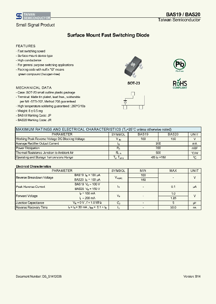 BAS19-B0RFG_8407978.PDF Datasheet