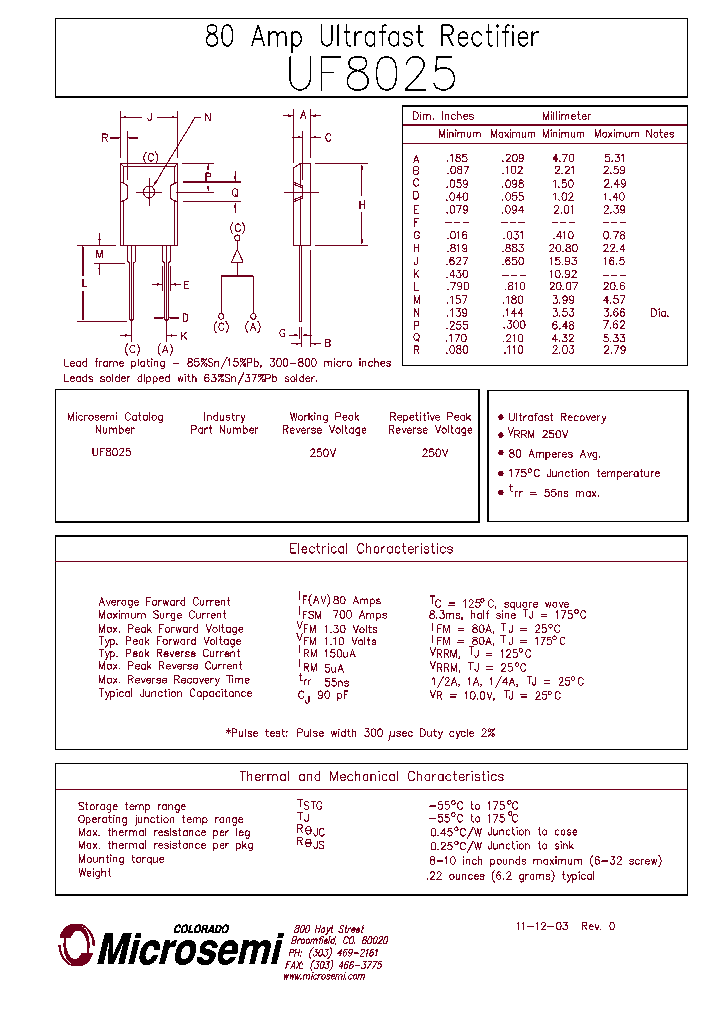 UF8025_8411615.PDF Datasheet