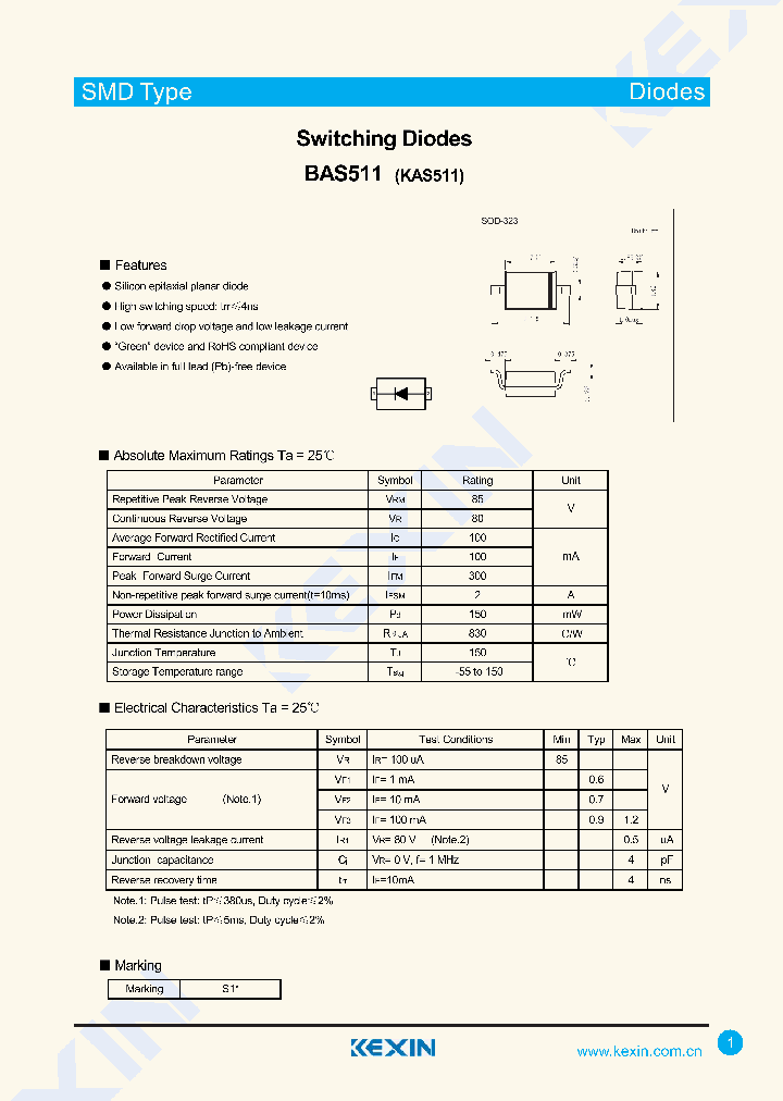 BAS511_8425228.PDF Datasheet
