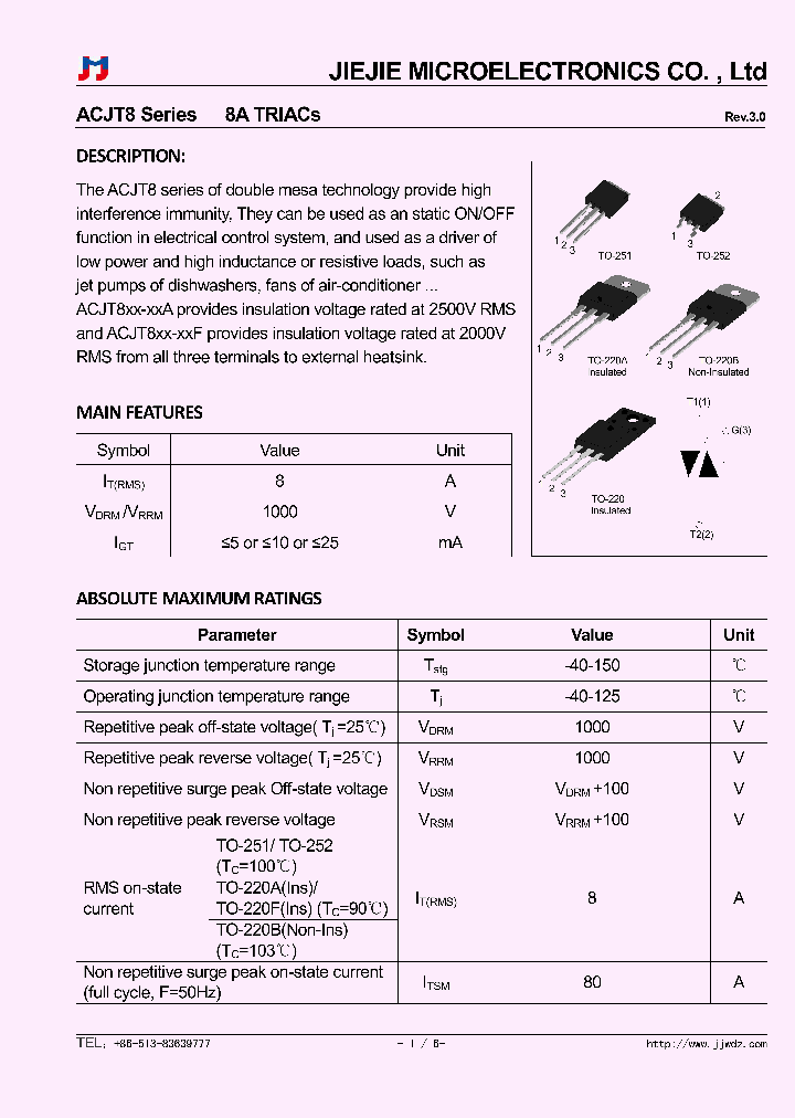 ACJT825-10A_8426495.PDF Datasheet