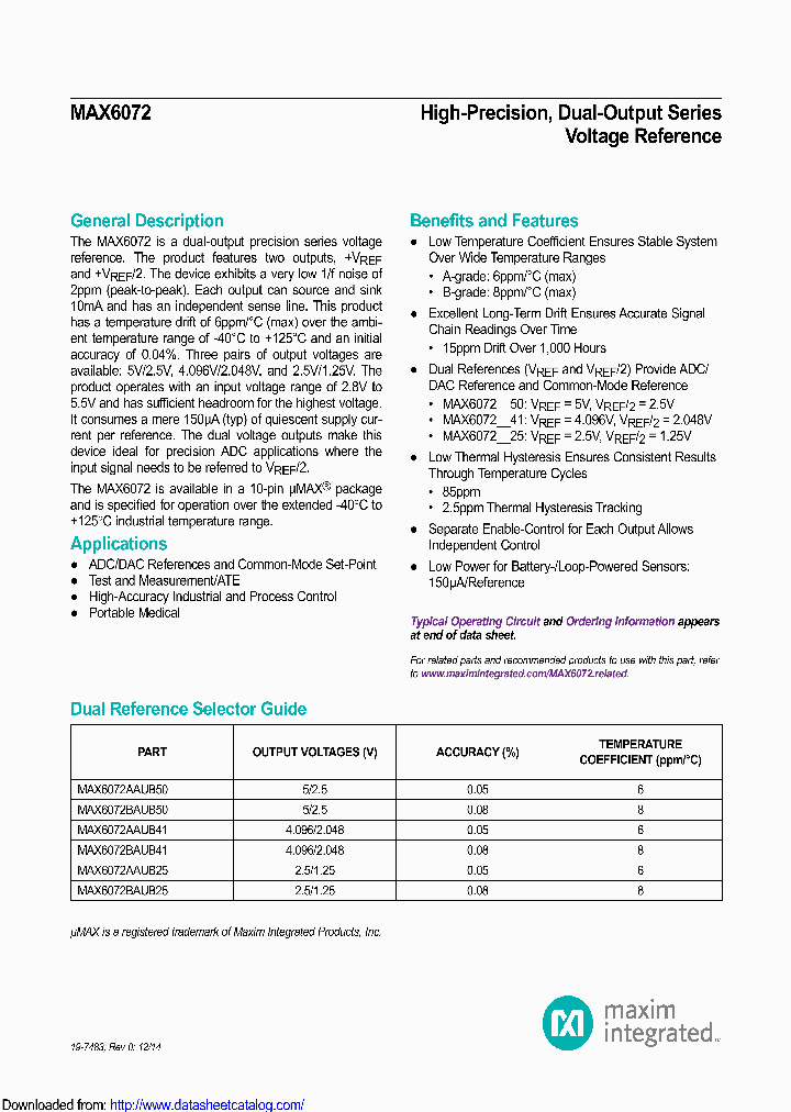 MAX6072BAUB41_8429736.PDF Datasheet