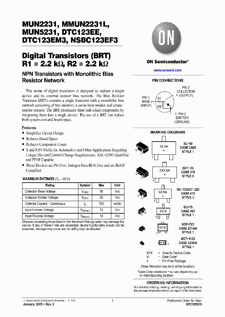 MUN2231-15_8437565.PDF Datasheet